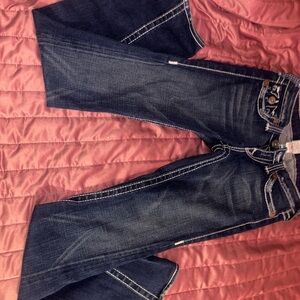 True Religion Women's Dark Blue Boot Cut Jeans